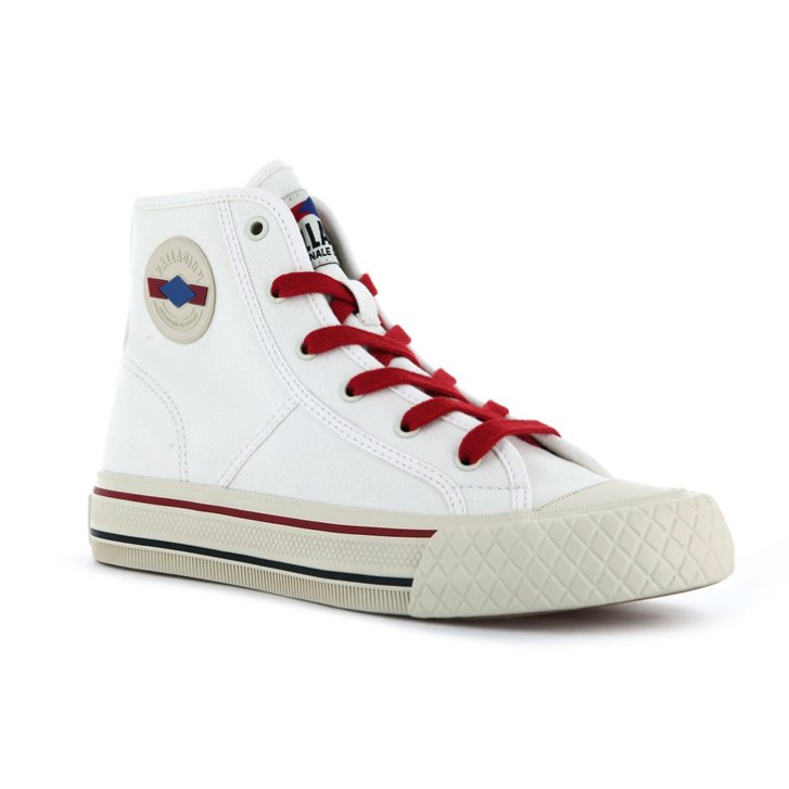 Palladium Palla Louvel High Tops Sneakers Heren Wit | NL 13SVTGM